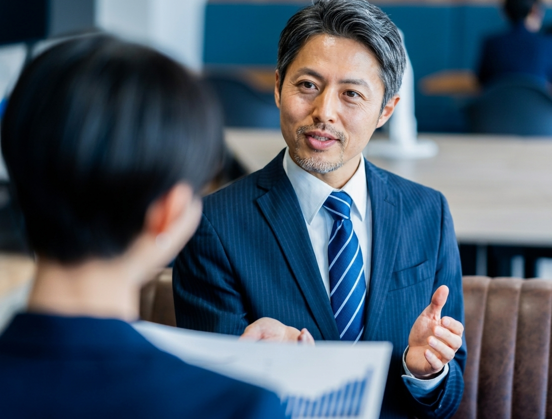 Japanese business professional